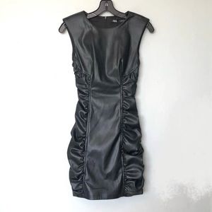 Zara leather dress
